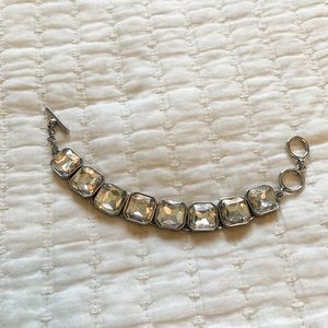 Chloe + Isabel Clear Crystal Toggle Bracelet